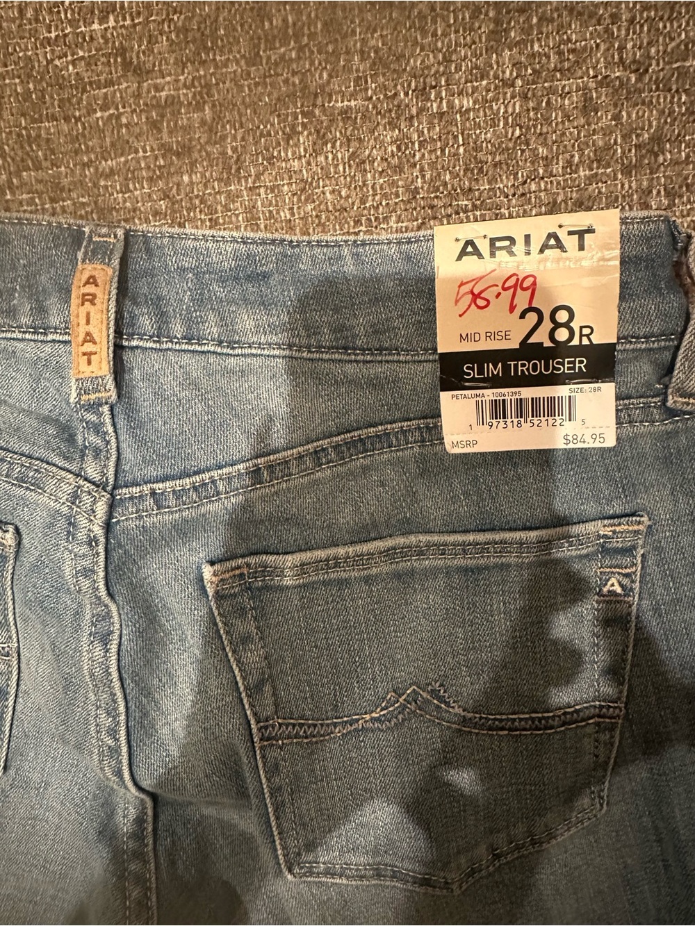 Ariat Women's Mid-Rise Skinny Jeans - Light Blue Wash